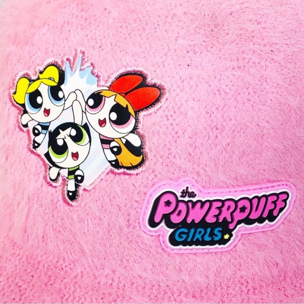 Cartoon Network NEW Limited Edition Rare Fuzzy Powerpuff Bucket Hat Pink - Picture 3 of 5